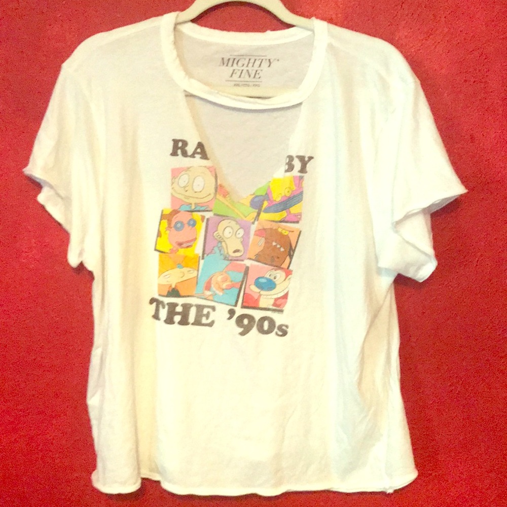 v neck “The ‘90s” short sleeve shirt
